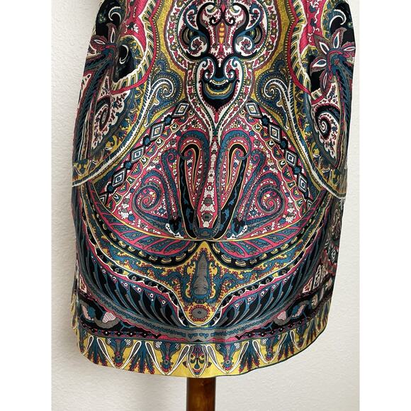 Nanette Lepore Dress Mini Sheath Silk Multicolor Print - Picture 4 of 12